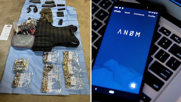 An app named ANoM was installed on mobile phones that could only send messages to another device that had the organised crime app.