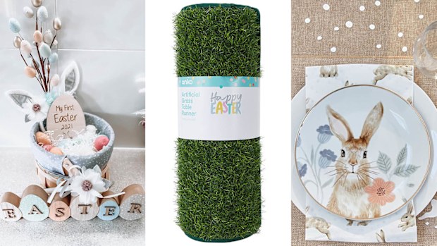 Ideas for an Easter table from Kmart