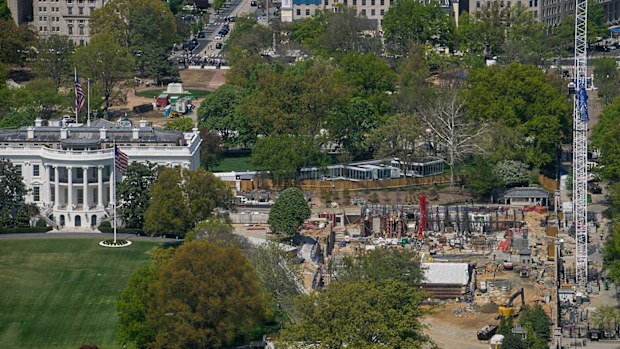The East Wing of the White House was demolished on Donald Trump's orders.