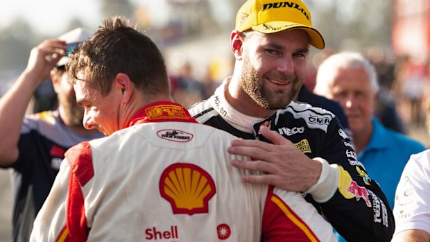 McLaughlin and Van Gisbergen in happier times