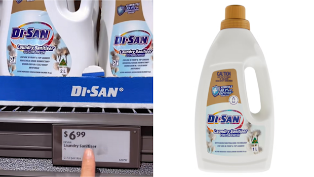 Aldi laundry sanitiser: New larger size hits stores, shopper shares ...