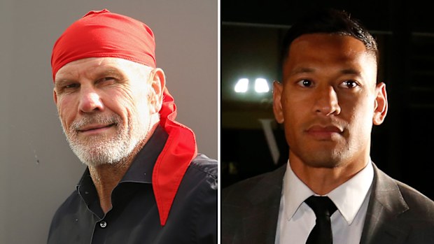 Peter FitzSimons & Israel Folau 