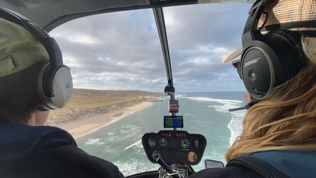 Helicopter pilot Justin Borg said he expected to find young Cleo in just hours on day one.