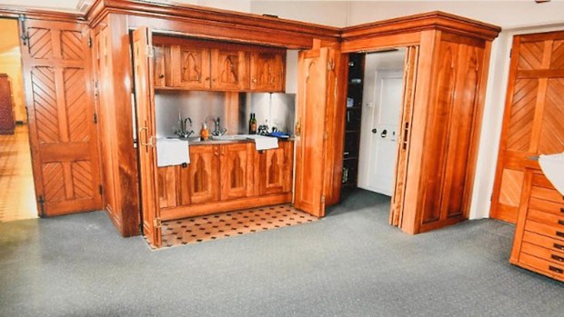 The sacristy of St Patrick's Cathedral, where the sexual abuse occurred.