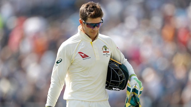 Tim Paine burnt a valuable review late in the piece on day four.