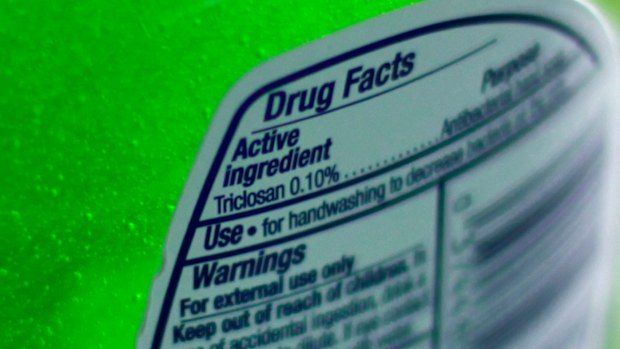 Dawn Ultra antibacterial soap. The Food and Drug Administration says there is no evidence that antibacterial chemicals used in liquid soaps and washes help prevent the spread of germs, and there is some evidence they may pose health risks. (AAP)