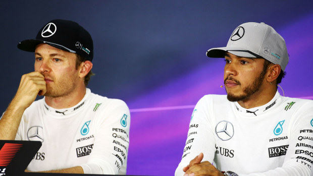 Nico Rosberg Lewis Hamilton