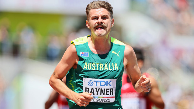 Australia's Jack Rayner in action at the 2022 World Athletics Championships in Eugene.