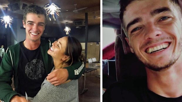 Euan Stevenson, pictured left with his friend Clarissa White, was last seen on Wednesday.