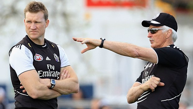 Nathan Buckley and Mick Malthouse
