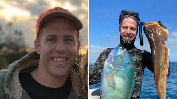 Luke Walford, aged 40, was fishing on Humpy Island in The Keppels when a shark bit him on the neck at 4.37pm on Saturday. 
