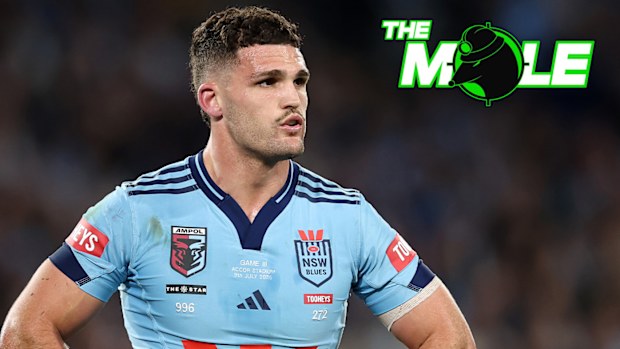 Nathan Cleary of the NSW Blues.