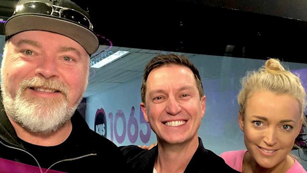 Kyle Sandilands, Rove McManus and Jackie 'O' Henderson.