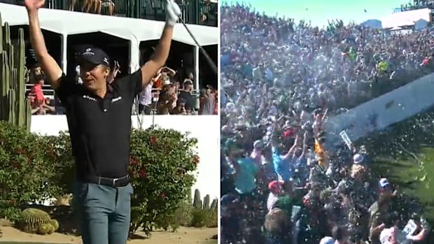 Carlos Ortiz celebrates a stunning moment
