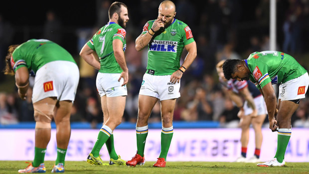 The Raiders' season slumped to a dismal end against the Roosters.