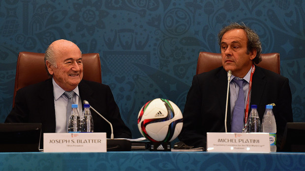 Sepp Blatter and Michel Platini