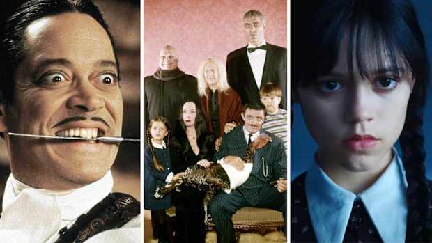 The Addams Family cast over the years from 1964 to 2025 
