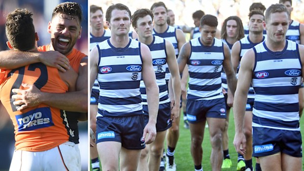 GWS defeat Geelong in a thriller