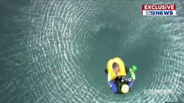 Both of the men were equipped with the right safety equipment and both were winched to safety.