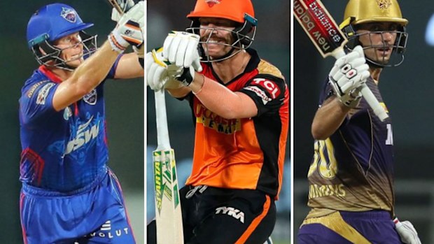Steve Smith, David Warner, Pat Cummins. 
