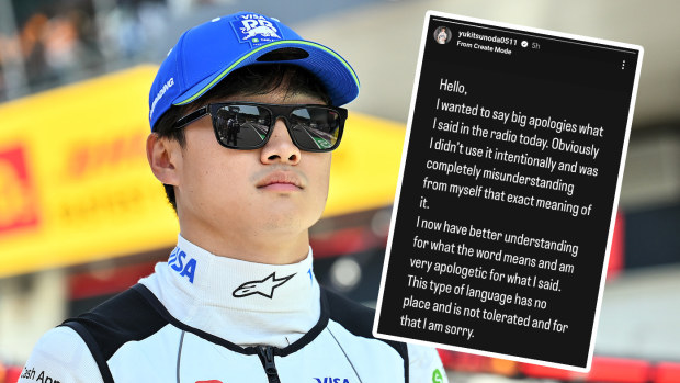 Yuki Tsunoda took to Instagram to apologise for using an ableist slur during qualifying for the Austrian Grand Prix.