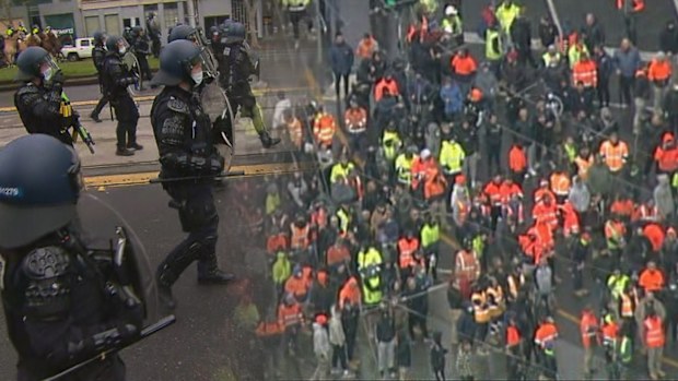 Man allegedly involved in Melbourne construction industry protests ...