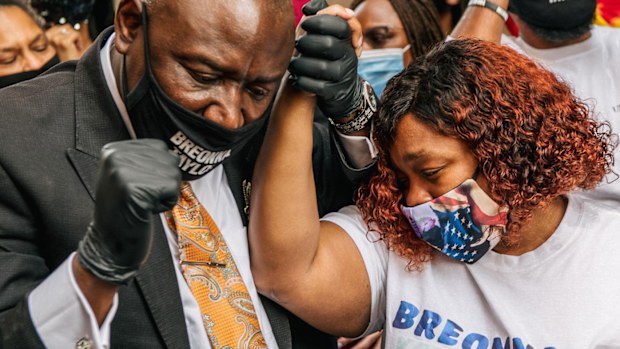 Ben Crump and Tamika Palmer