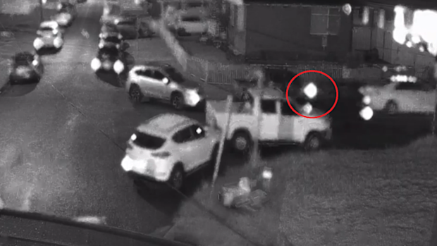 New CCTV video has been released showing the fatal shooting of underworld figure Mahmoud "Brownie" Ahmad in Sydney almost a year ago, as police reveal they are still searching for the person who "pulled the trigger".
