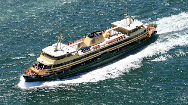 An aerial shot of the Collaroy, a Freshwater-class ship facing the prospect of retirement.