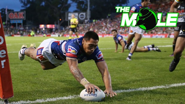 Newcastle Knights NRL winger Ken Sio