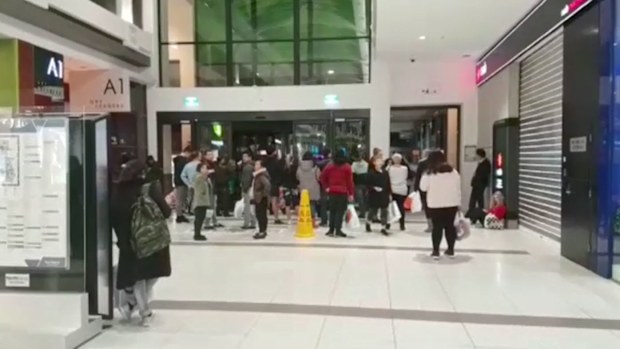 People inside the Northland Shopping Centre in Melbourne. (Supplied)