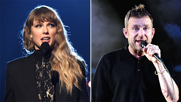 Taylor Swift and British musician Damon Albarn. 