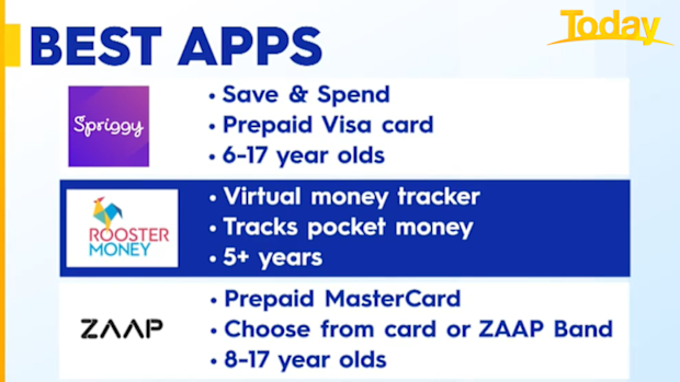Effie Zahos' pick of saving apps for kids.
