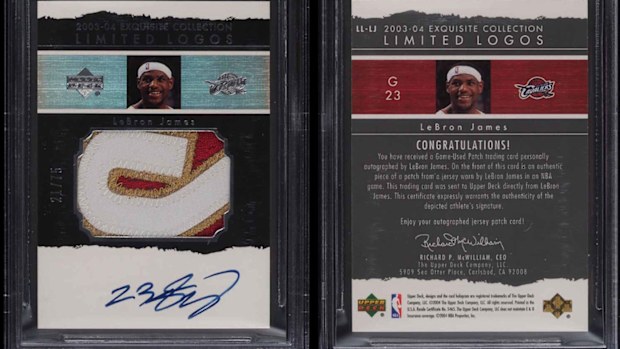 2003 Exquisite Collection Limited LeBron James RC PATCH AUTO