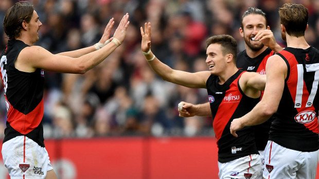 Joe Daniher and Orazio Fantasia