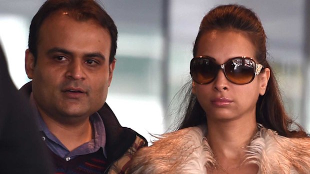 Pankaj and Radhika Oswal. (AAP)