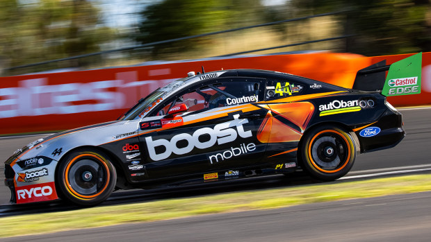 James Courtney in action at Bathurst earlier this year.