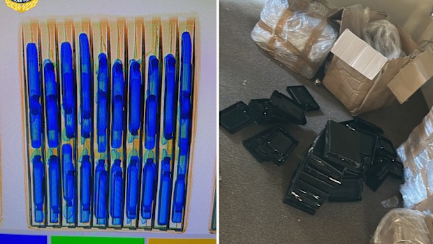 XRAY flasks methamphetamine bust