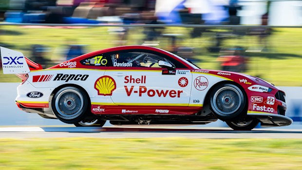 Will Davison in action in Perth.