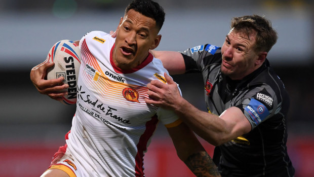 Israel Folau's Catalans debut