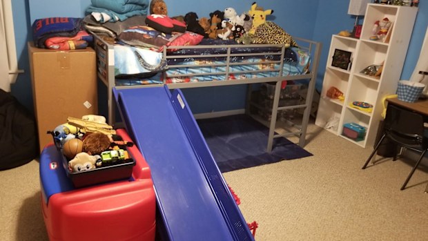 A man's house was tidied by an intruder.