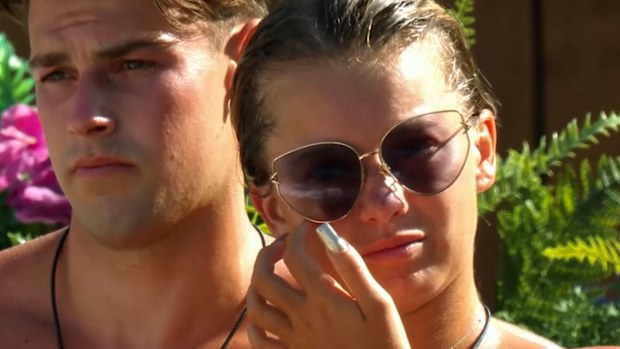 Love Island UK 2022 boys laughing Tasha bullying