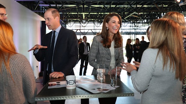 Prince William Kate Middleton attend Shout's Crisis Volunteer celebration event at the Troubadour White City Theatre 2