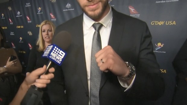 Liam Hemsworth's wedding ring