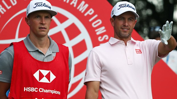 Adam Scott at the WGC HSBC Champions  