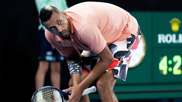 Nick Kyrgios of Australia