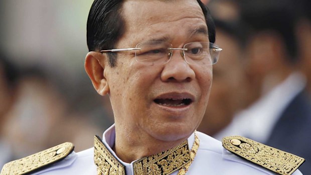 Cambodia's Prime Minister Hun Sen. (AAP)