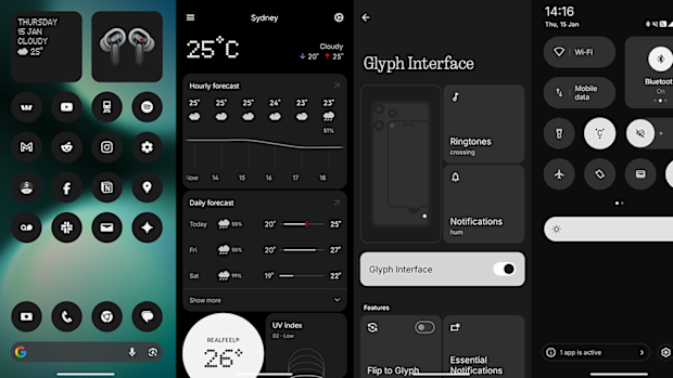 9PR: Nothing Phone 3a Lite interface