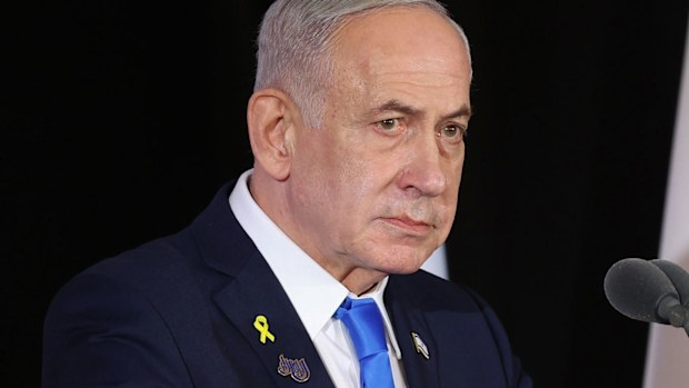 Benjamin Netanyahu has blamed Anthony Albanese for the Bondi shooting.