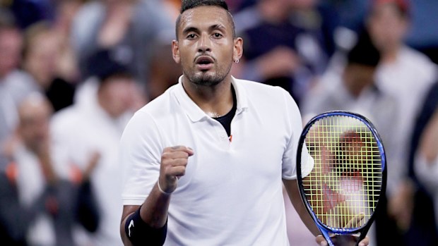 Nick Kyrgios storms into US Open second round